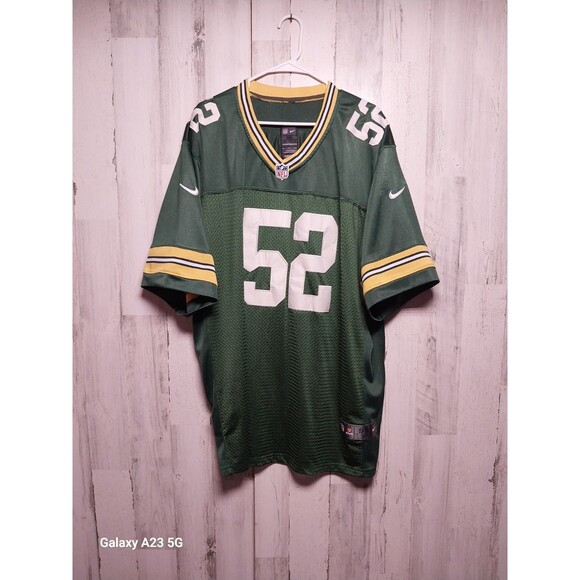 Green Bay Packers Clay Matthews Jersey Nike On Field Size 56 - Picture 1 of 6